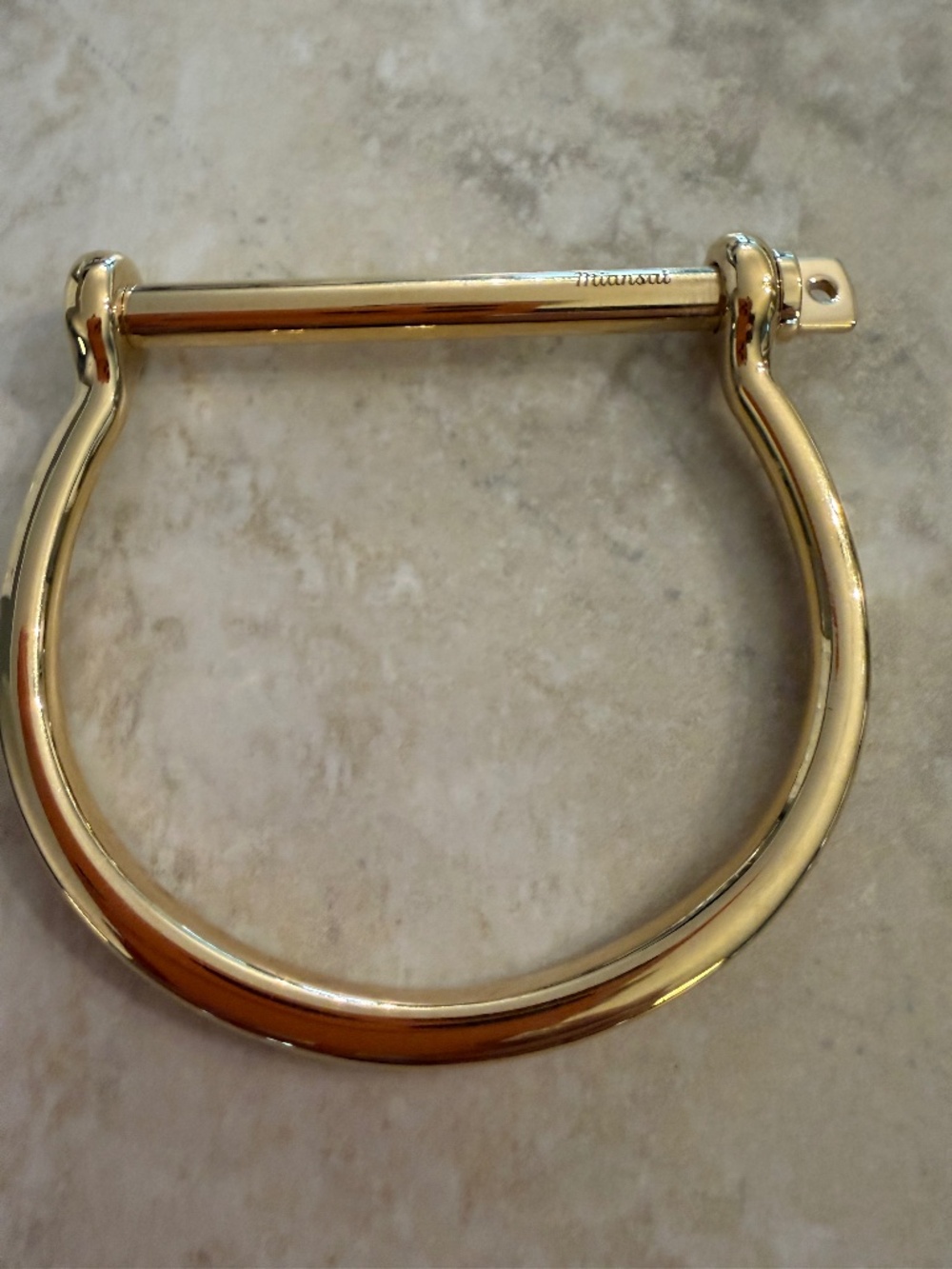 Miansai Screw Gold Cuff